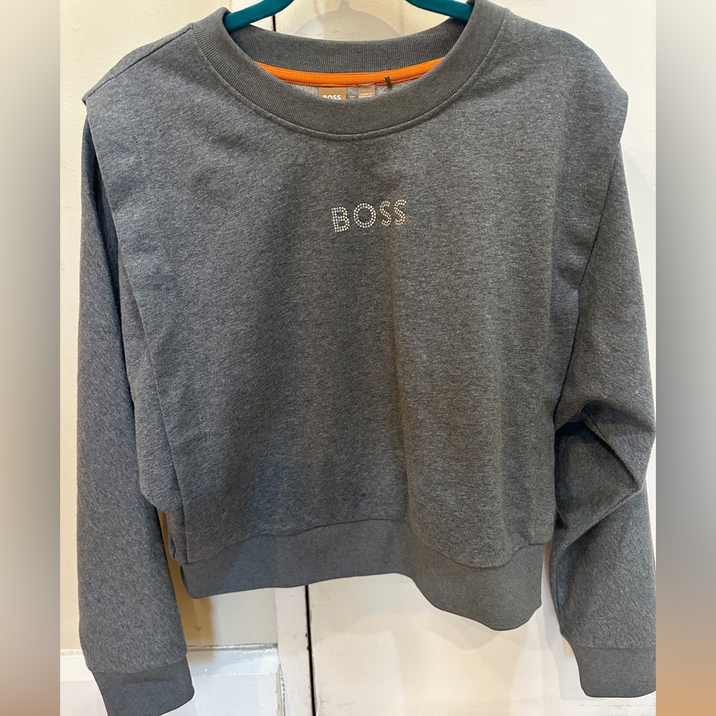 Boss Women's Gray Sweatshirt